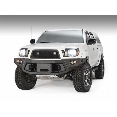 Fab Fours Heavy Duty Winch Front Bumper With Lights And D-ring Mounts (Bare) - TT05-B1551-B