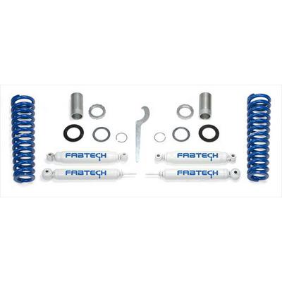 Image of Fabtech 0-2.5" Front Basic Adjustable Coilover System with Rear Performance Shocks - K7012