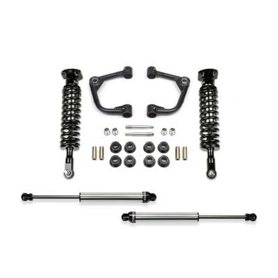 Fabtech 2 Inch Uniball Upper Control Arm System With Front Dirt Logic 2.5 Coilovers & Rear Dirt Logic 2.25 Shocks - K2374DL