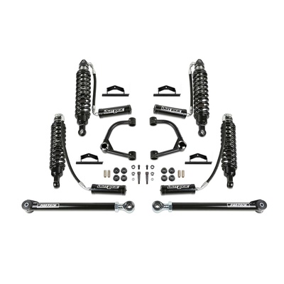 Fabtech 4 Uniball UCA Lift Kit With Dirt Logic Coilovers - K2390DL