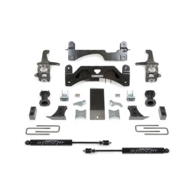 6 Inch Basic Lift System with Coilover Spacers and Rear Stealth Shocks - Fabtech K7054M