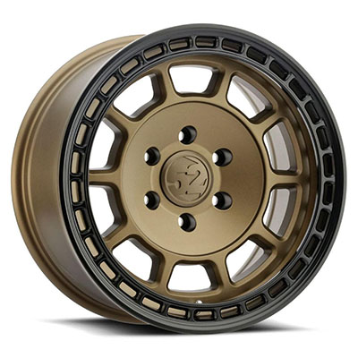 Fifteen52 Traverse HD Wheel, 17x8.5 With 6 On 5.5 Bolt Pattern - Bronze / Black - RHDBB-178569-00