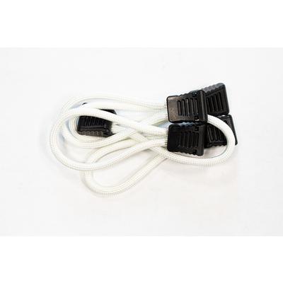 Fishbone Offroad Paracord 5-Piece Zipper Pulls (White) - FB51279-W