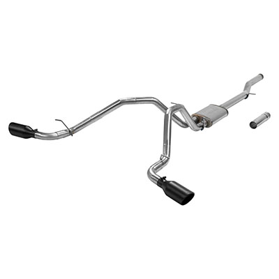 Flowmaster Flowfx Cat-Back Exhaust System With Black Tips- 717869