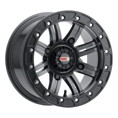GMZ Race Products 801 LiteLoc Beadlock Wheel, 14x7 With 4 On 156 Bolt Pattern - Titanium - GZ80147046843B