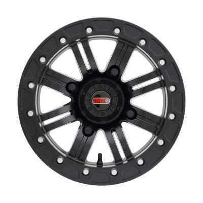 GMZ Race Products 801 LiteLoc Beadlock Wheel, 14x7 With 4 On 136 Bolt Pattern - Black - GZ80147047543B