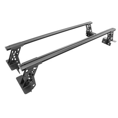Go Rhino XRS Cross Bars For Mid-sized Truck Beds (Black) - 5935000T