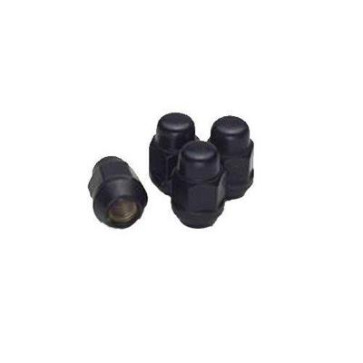 Gorilla Automotive 1/2 Inch-4 Black Lug Nut Pack (Black) - 91187BC