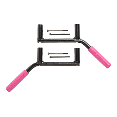 GraBarsUSA Rear GraBars with Pink Grips - 1002P
