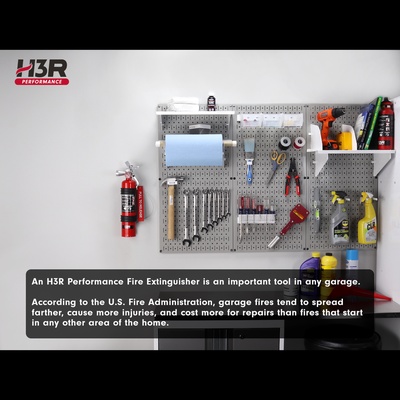 H3R Performance HalGuard 2.5 Lb. Clean Agent Fire Extinguisher (Black) - HG250B