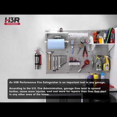 H3R Performance 2.5 Lb. MaxOut Dry Chemical Fire Extinguisher (Chrome) - MX250C