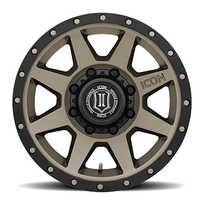 Icon Alloys Rebound HD Wheel, 18x9 With 8 On 170 Bolt Pattern - Bronze - 1818908152BR