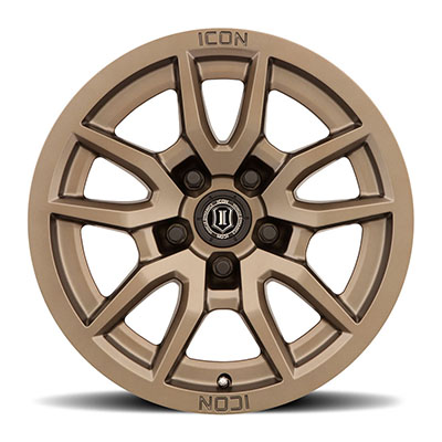 Icon Alloys Vector 5 Wheel, 17x8.5 With 5 On 5 Bolt Pattern - Bronze - 2617857345BR