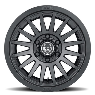 Icon Alloys Recon SLX Wheel, 17x8.5 With 5 On 150 Bolt Pattern - Satin Black - 3617855557SB