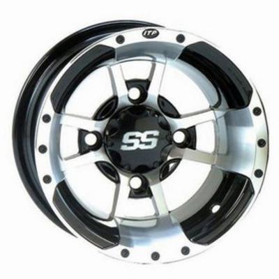 ITP SS112 Sport 9x8 Wheel with 4 on 110 Bolt Pattern (Machined) - 98SS10