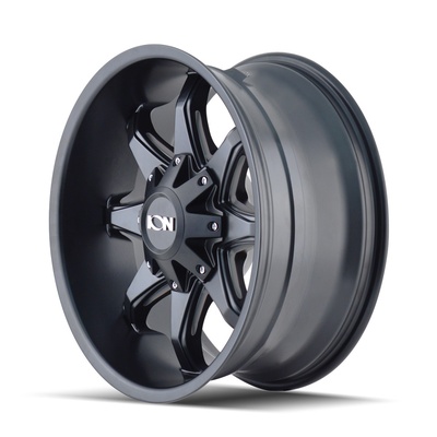 Ion Wheels 181 Series, 20x9 Wheel With 5x5.5 And 5x150 Bolt Pattern - Satin Black Milled - 181-2997M18