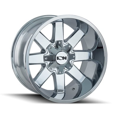 Ion Wheels 141 Series, 20x9 Wheel With 5x150 And 5x5.5 Bolt Pattern - Chrome - 141-2997C18