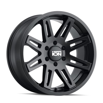 Ion 142 Wheel, 18x9 With 8 On 165.1 Bolt Pattern - Matte Black - 142-8981MB