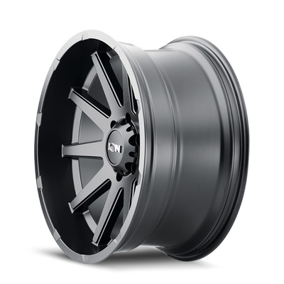 Ion 143 Wheel, 20x9 With 5 On 139.7 Bolt Pattern - Matte Black - 143-2985MB18