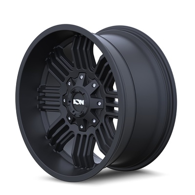 Ion 144 Wheel, 20x9 With 6 On 135/139.7 Bolt Pattern - Matte Black - 144-2937MB