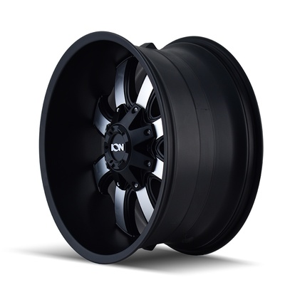 Ion 189 Wheel, 20x10 With 8 On 180 Bolt Pattern - Satin Black/Machined Face - 189-2178B