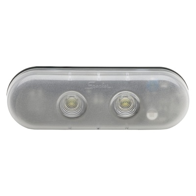 JW Speaker 12-48V Clear LED Dome Light With Deutsch Connector, Switch & 60 Minute Timer - W0443301