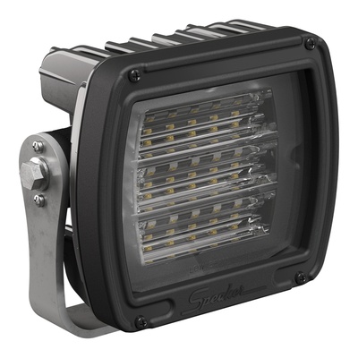 JW Speaker 24V LED Work Light With Black Housing, Polycarbonate Lens & Dual White Anti-Glare Pattern - W1300641