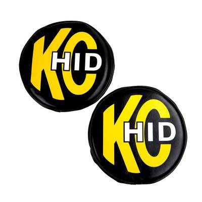 KC HiLites 8 HID Vinyl Light Covers (Black/Yellow) - 5818