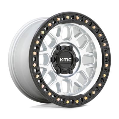 KMC KM549 GRS Wheel, 18x9 With 8 On 170 Bolt Pattern - Machined With Satin Black Lip - KM54989087518