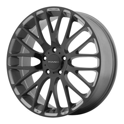 Maze KM693, 20x8.5 Wheel With 5 On 120 Bolt Pattern - Pearl Gray With Gloss Black Face