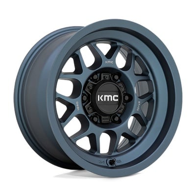 KMC KM725 Terra Wheel, 17x9 With 5x5 Bolt Pattern - Metallic Blue - KM725LX17905038N