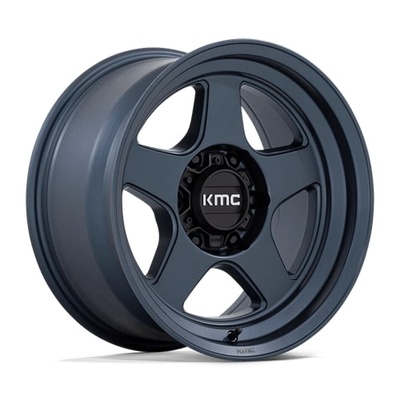 KMC KM728 Lobo Wheel, 17x8.5 With 6 On 135 Bolt Pattern - Metallic Blue - KM728LX17856310N