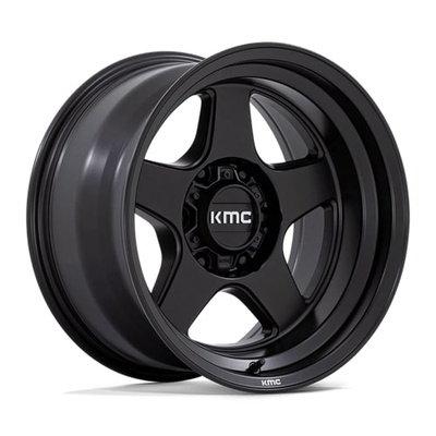 KMC KM728 Lobo Wheel, 17x8.5 With 6 On 135 Bolt Pattern - Matte Black - KM728MX17856318
