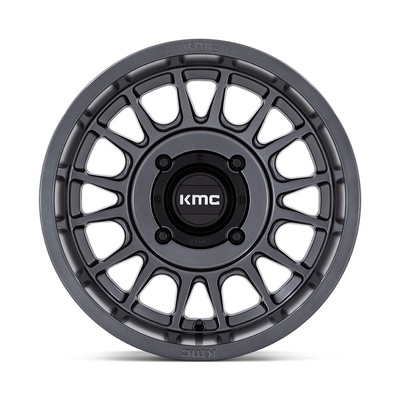 KMC Powersports KS138 Impact UTV Wheel, 15x7 With 4 On 156 Bolt Pattern - Anthracite - KS138AX15704410