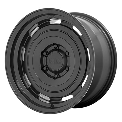 KMC Wheels KM720 Roswell, 17x8.5 With 6 On 5.5 Bolt Pattern - Satin Black - KM72078568718