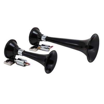 Kleinn Black Dual Air Horn Add-On Kit (Black) - JL220