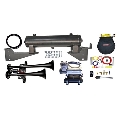 Kleinn Train Horns Complete Bolt-On Onboard Air System With Air Horn & Tire Inflator - RZR1000-KIT