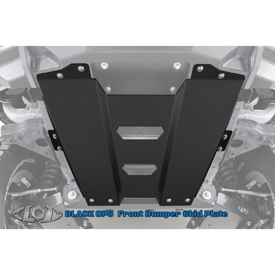 LoD Offroad Black OPS Front Bumper Skid Plate (Bare Steel) - BSP2100