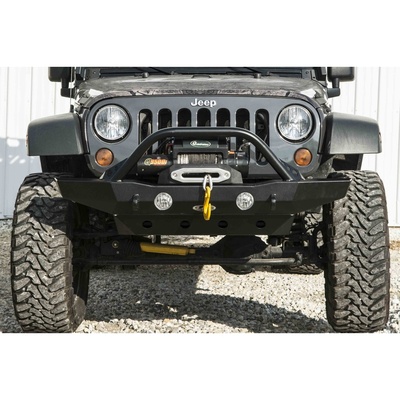 LoD Offroad Destroyer Mid-Width Front Bumper With No Guard (Textured Black) - JFB0711