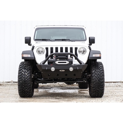 LoD Offroad Destroyer Shorty Front Bumper With Bull Bar (Black Texture) - JFB1803