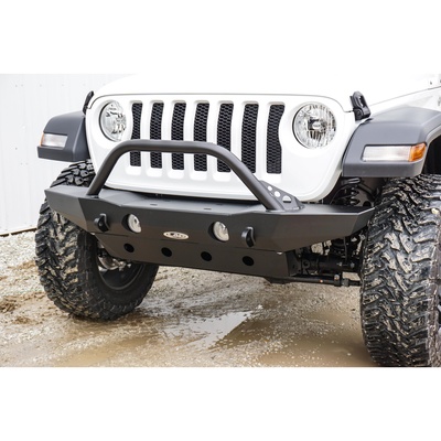 LoD Offroad Destroyer Mid-Width Front Bumper With Bull Bar - JFB1813