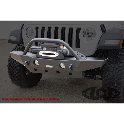 LoD Offroad Destroyer Mid-Width Front Bumper With No Guard (Textured Black) - JFB1811