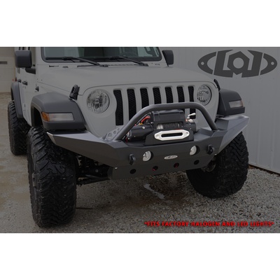 LoD Offroad Destroyer Full-Width Front Bumper With No Guard (Textured Black) - JFB1821