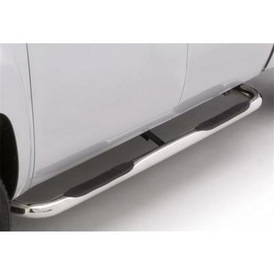 Lund 3-inch Round Bent Nerf Bars (Polished Stainless) - 22683782