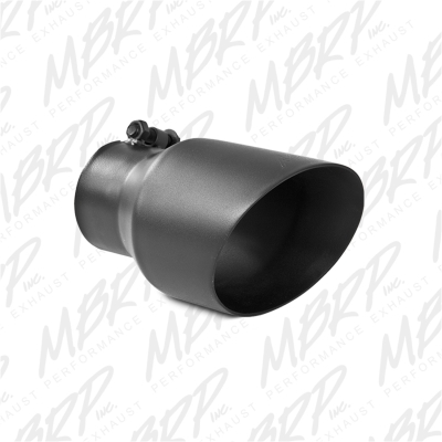 MBRP Dual Wall Angled Exhaust Tip (Black Chrome) - T5151BLK