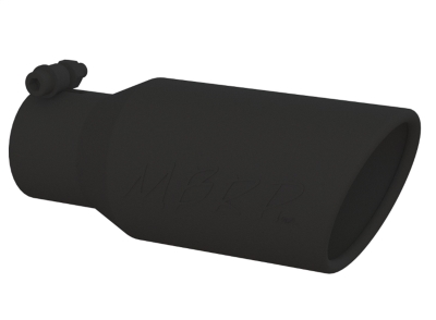MBRP 4 Angled Exhaust Tip (Black) - T5157BLK