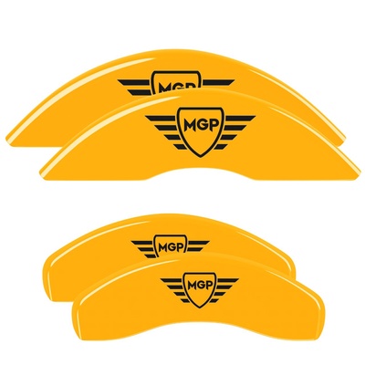 MGP Front And Rear Brake Caliper Covers (Yellow Finish, Black MGP) - 56013SMGPYL