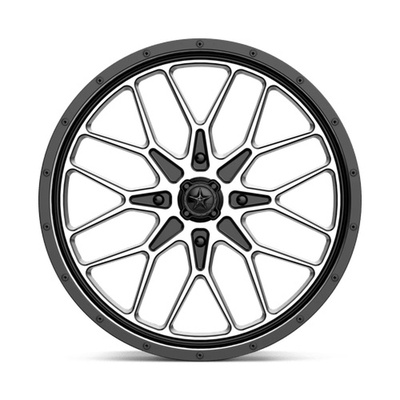 MSA Offroad Wheels M45 Portal Wheel, 16x7 With 4 On 137 Bolt Pattern - Gloss Black Machined - M45-06737