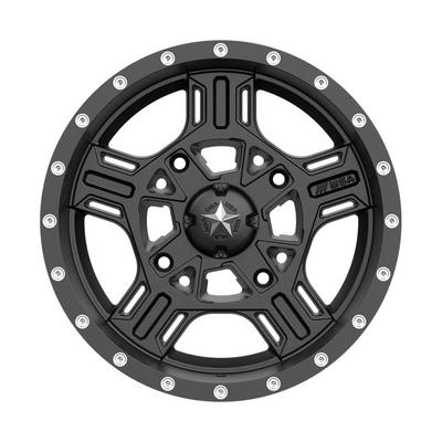 MSA Wheels M32 Axe, 14x7 With 4 On 137 Bolt Pattern - Black - M32-04737