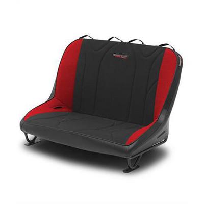 MasterCraft Safety 40 Inch Rubicon Rear Bench Seat (Black/ Red) - 310110